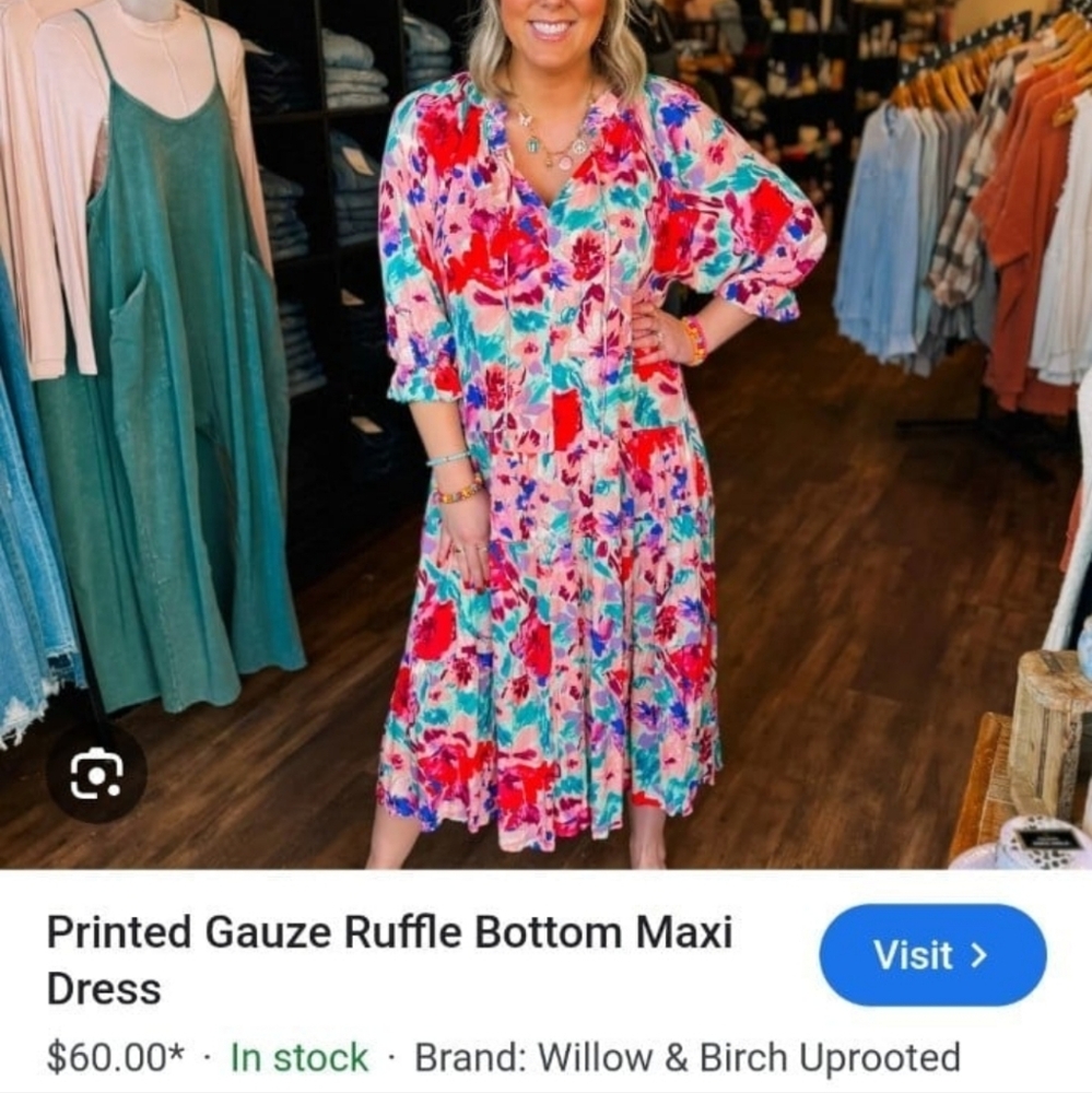 Boutique Dress size small New with tag